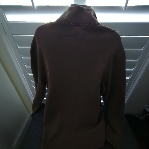 Ralph Lauren Brown Zip Up Sweater - Picture 5 of 6